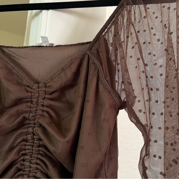 Milkmaid Drawstring Front Shirt - Picture 2 of 4